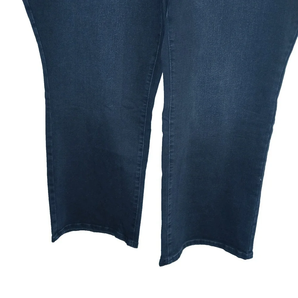 Sonoma Mid Rise Bootcut Women Jeans 28W Black Wash Western Cowgirl Flare Leg